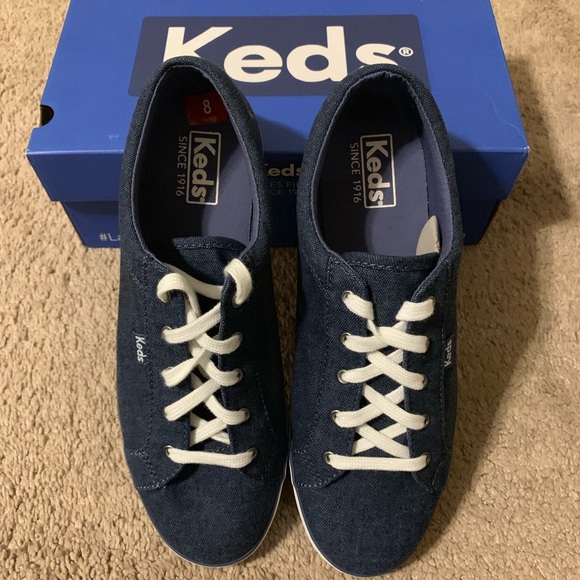 Keds Shoes - Keds woven blue, brand new, never worn
